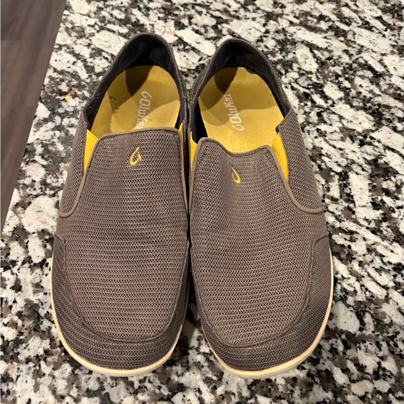 OluKai Other - Olukai Men's Nohea Mesh Grey Slip On Loafer Walking Fishing Outdoors Shoes